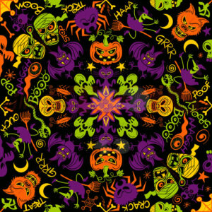 Spooky Halloween Festival Pattern – Unleash your Creativity! - illustratoons
